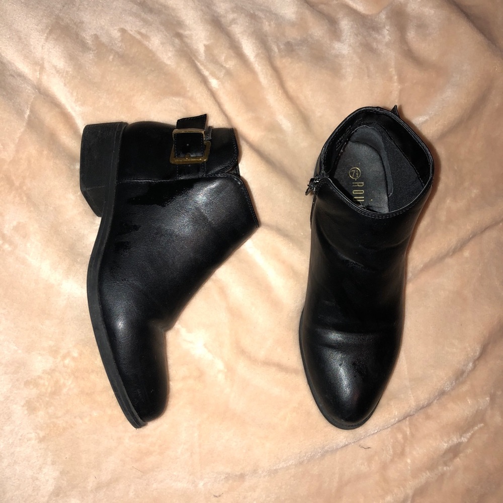 Black booties